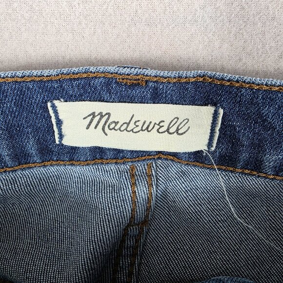 Madewell Jeans Womens 26 Blue Denim High Rise The Perfect Vintage Crop Jean - Picture 9 of 13